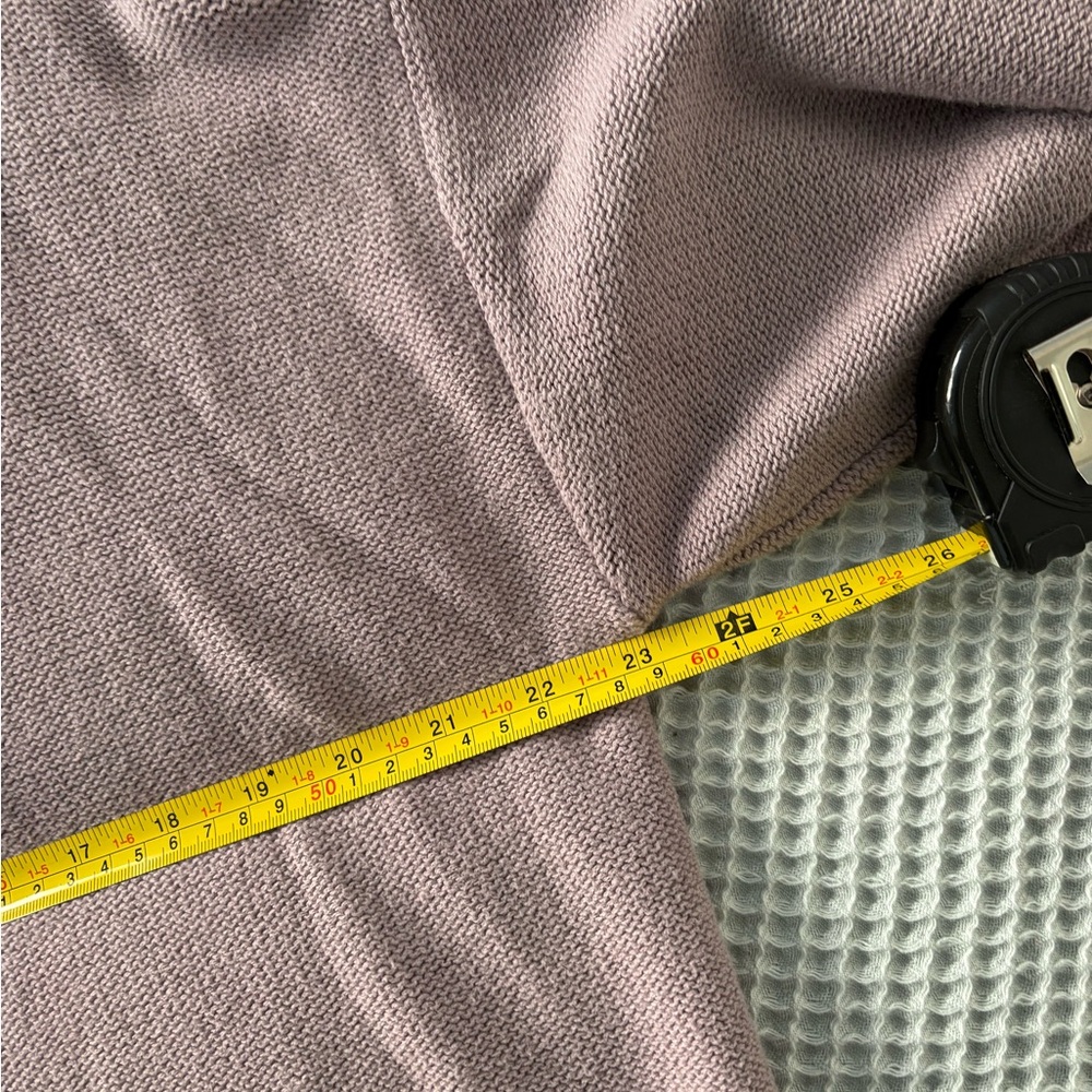 Quince Vintage Rose Button-Up 100% Organic Cotton Cropped Cardigan - Picture 5 of 6